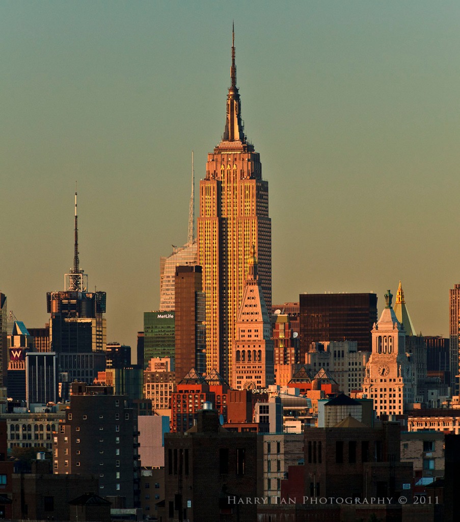 Empire State Building in Sunset Light