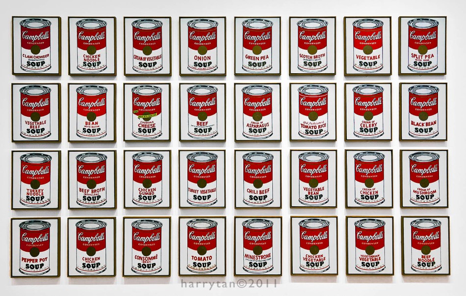 Andy Warhol's Campbells at MOMA