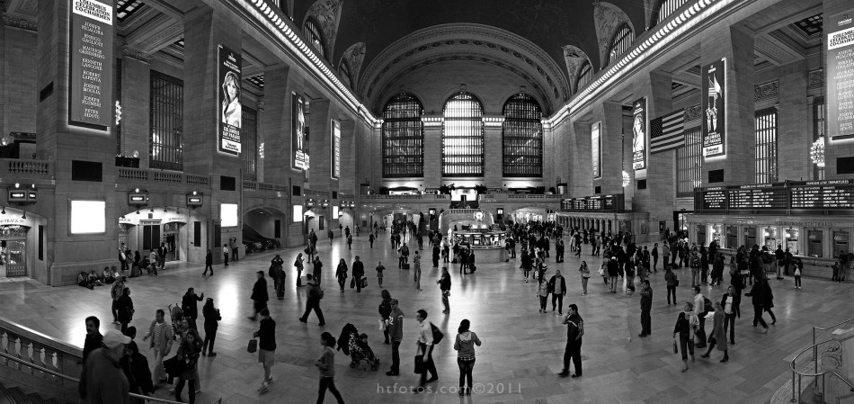 Grand Central Terminal Hall Panorama