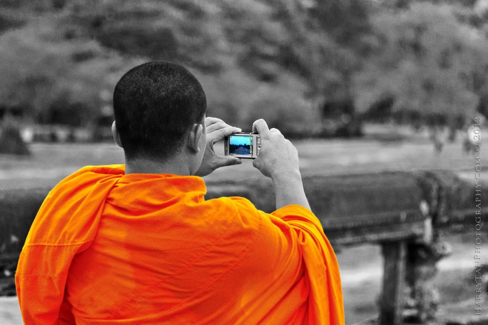 Photographing Monk