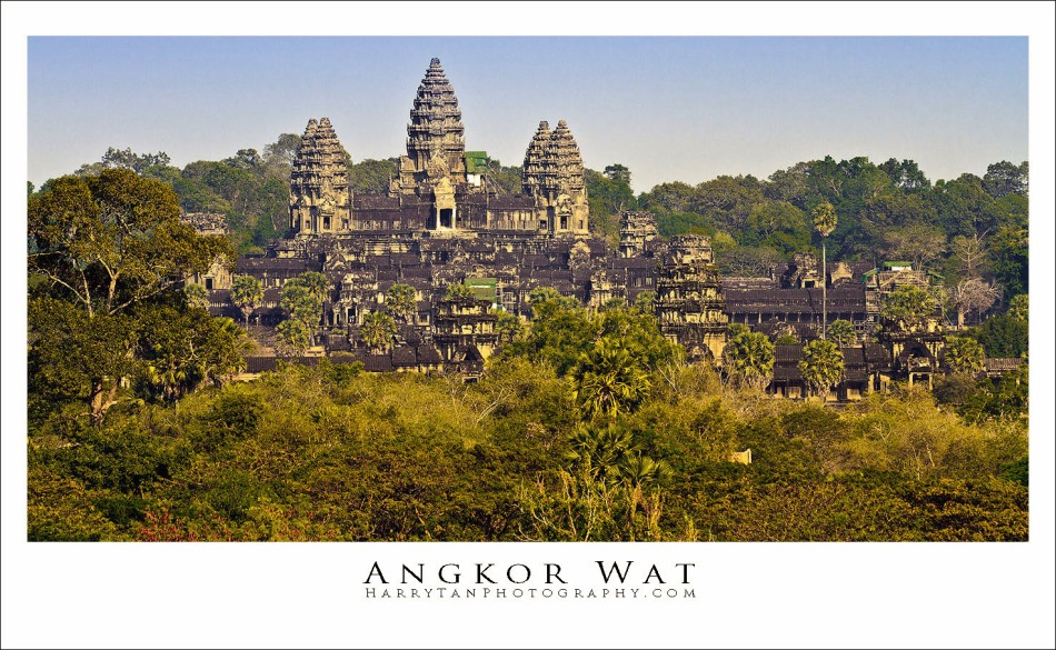 Angkor Wat rising from the forest